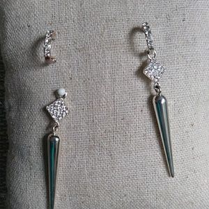 Hoop and Drop earrings